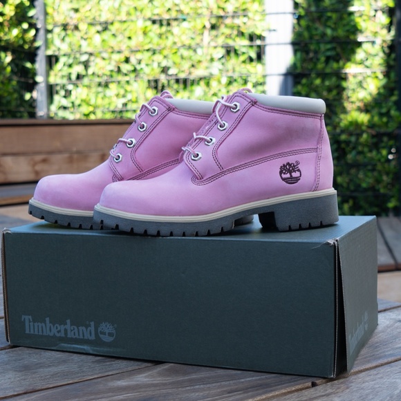Timberland - Pink Chukka Boots - Picture 2 of 8